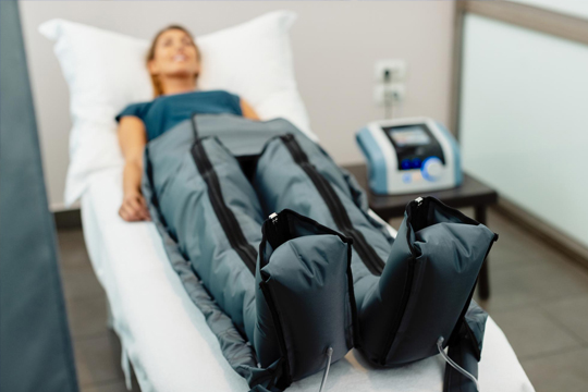 Aparat de limfodrenaj mecanic